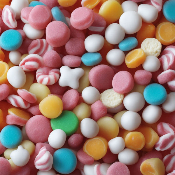 Pick and mix sweets selection