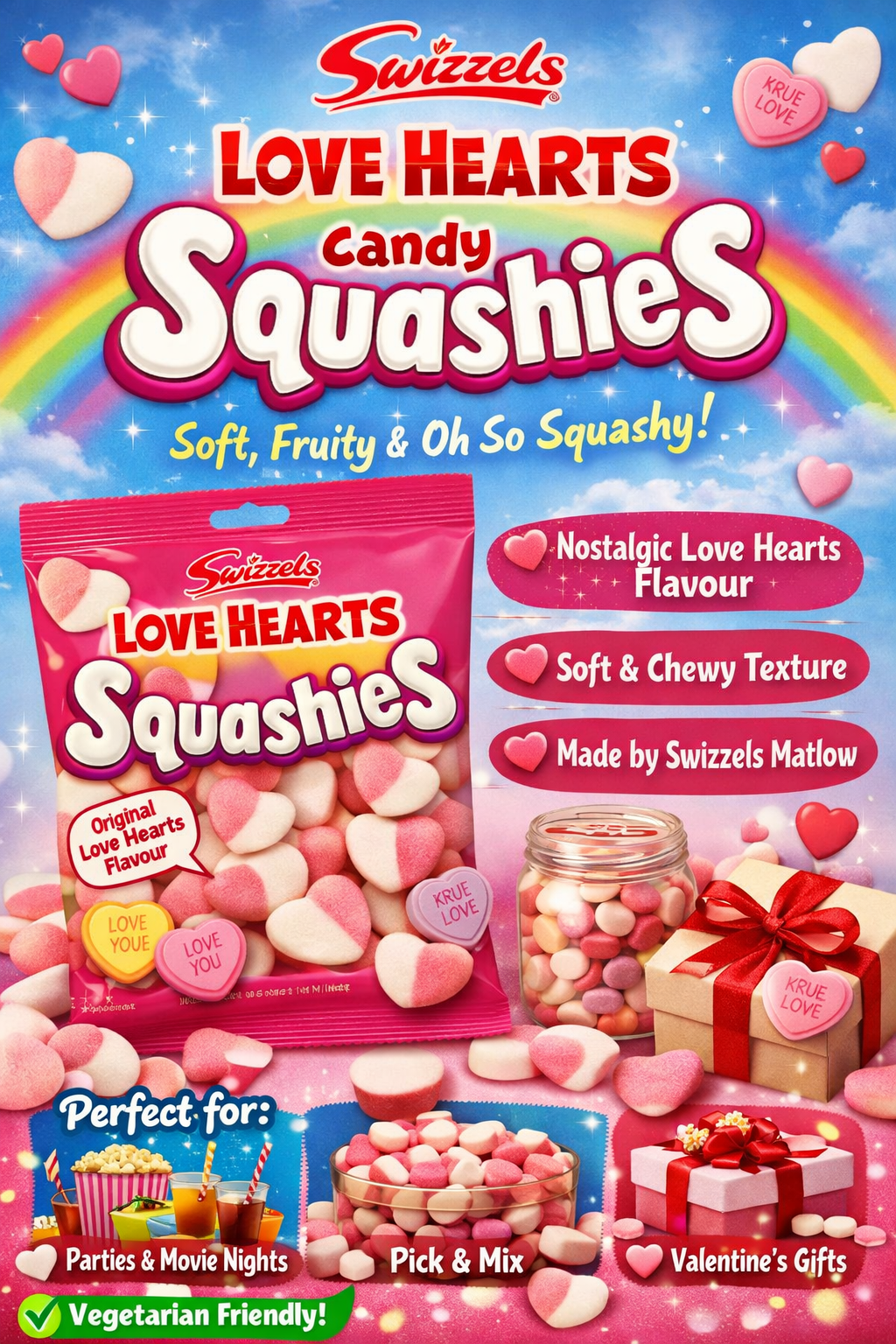 Love Hearts Candy Squashies