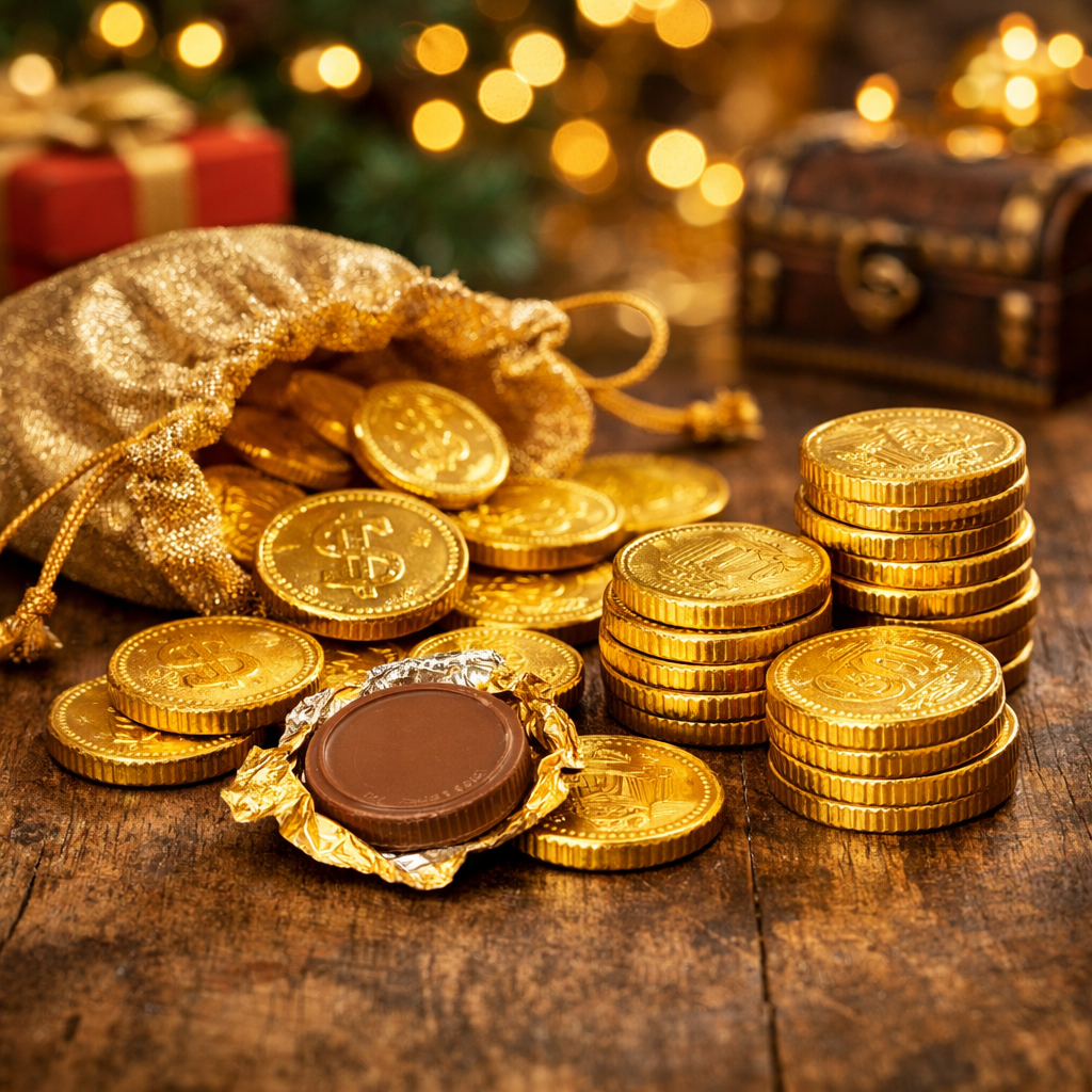 Gold Milk Chocolate Coins