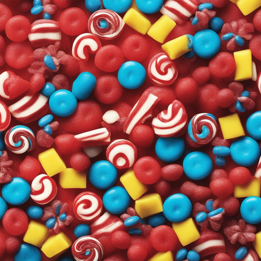 American sweets selection