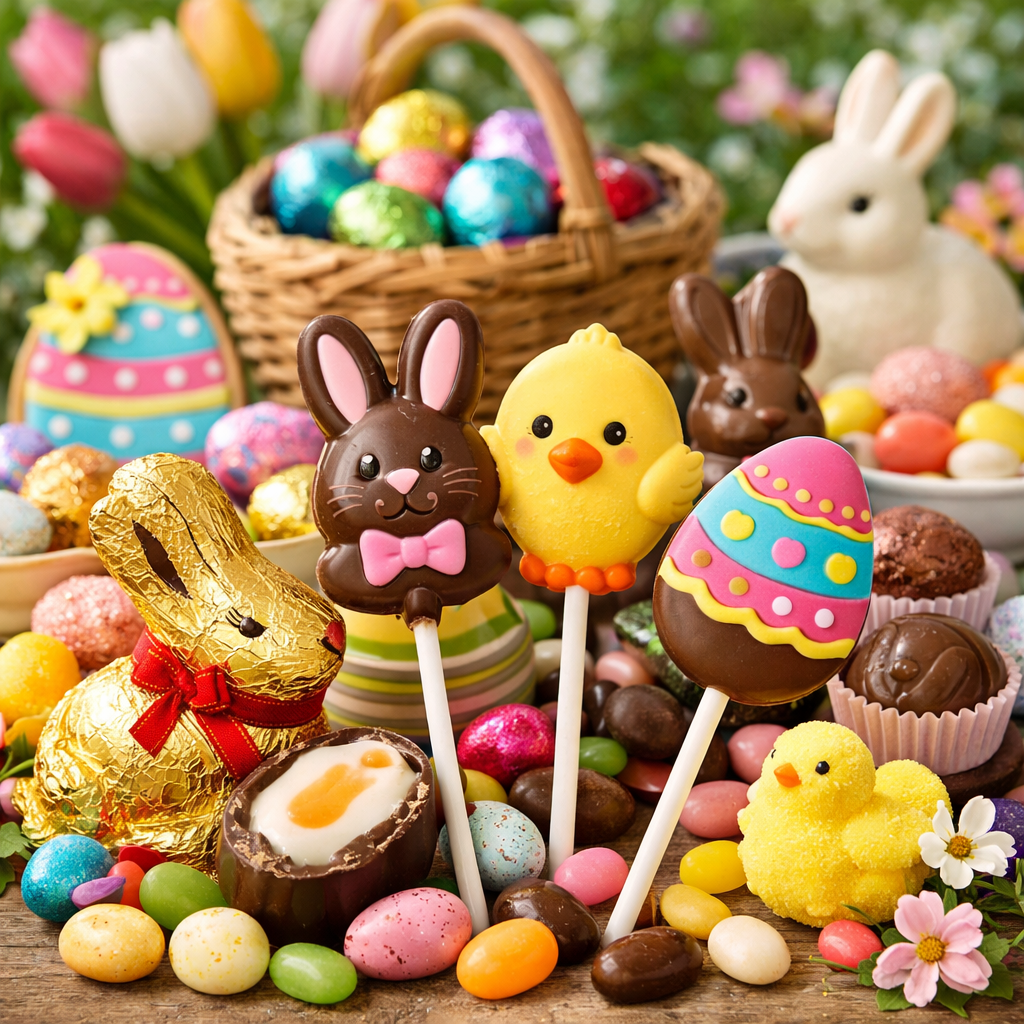 easter sweets lollipops