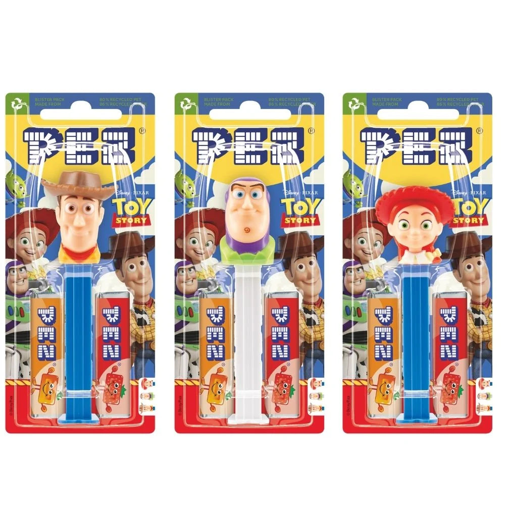 Pez Pixar Toy Story 1+2 Dispensers - 12 Count