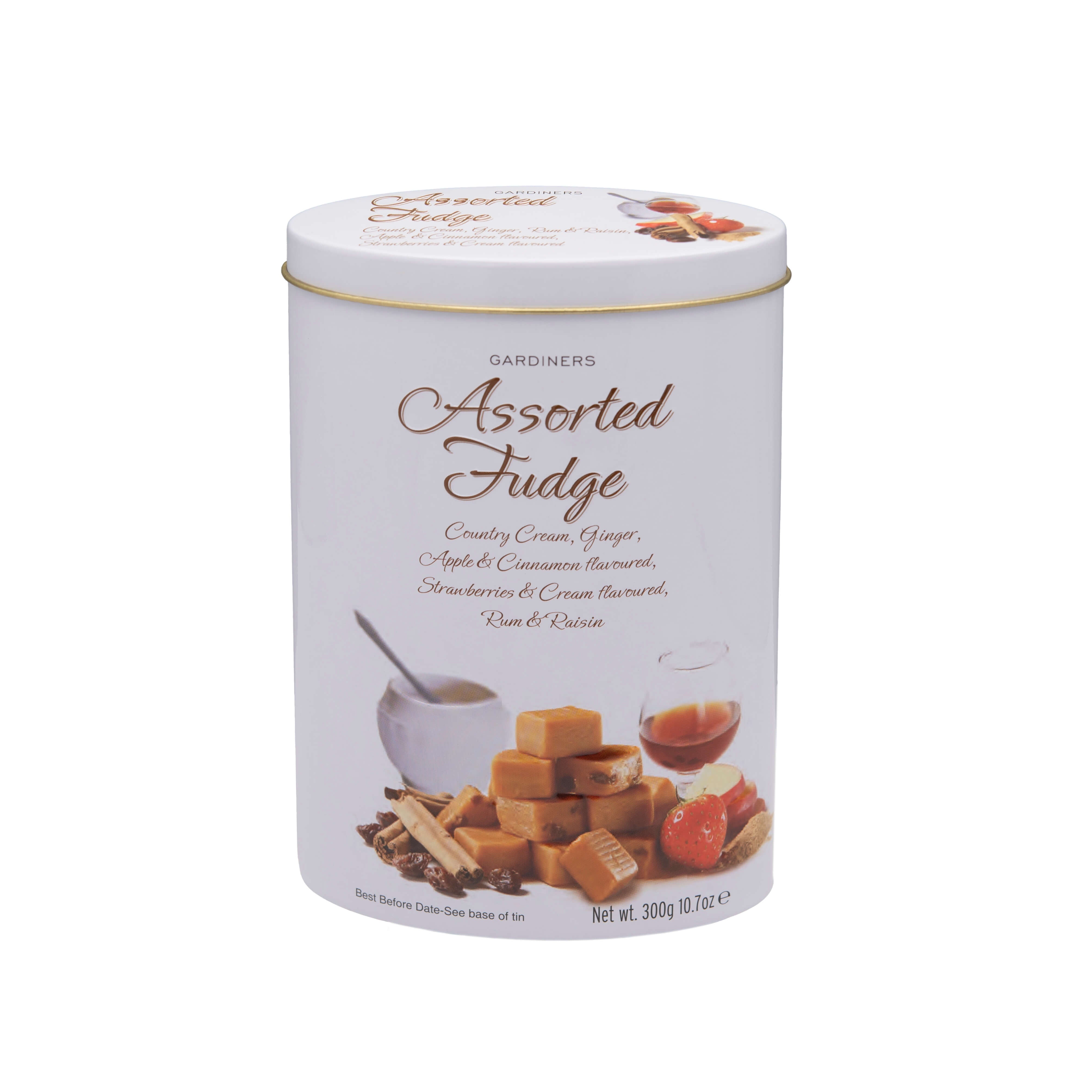 Gardiners Assorted Luxury Fudge Tin 300g