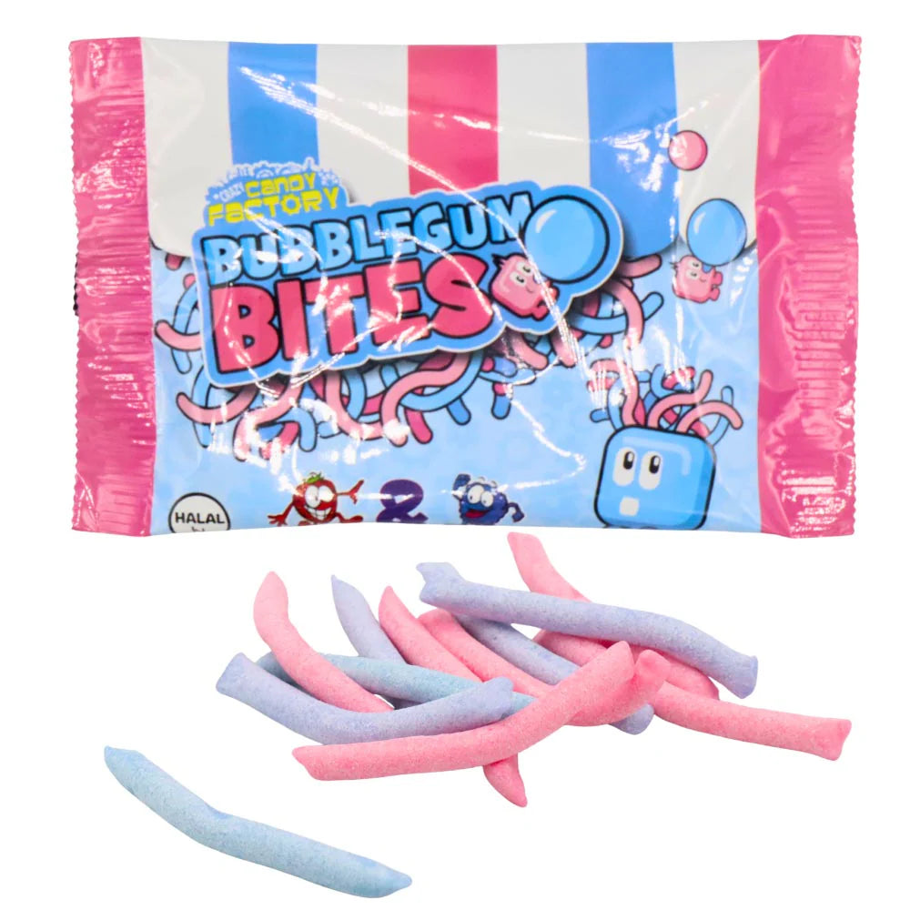 Crazy Candy Factory Bubblegum Bites 40g - 24 Count