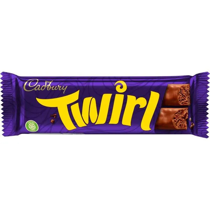 Cadbury Twirl Chocolate Bar 43g - 48 Count