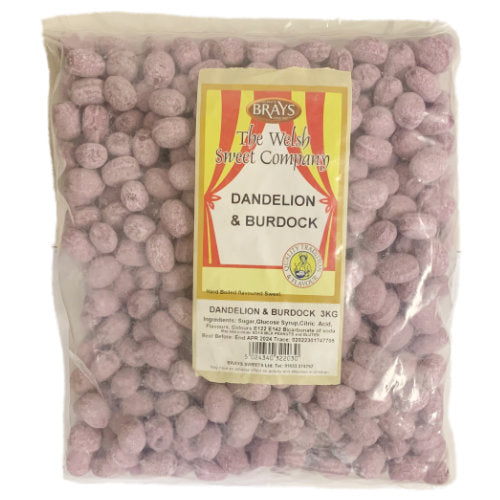 Brays Dandelion & Burdock Un-Wrapped - 2.75kg