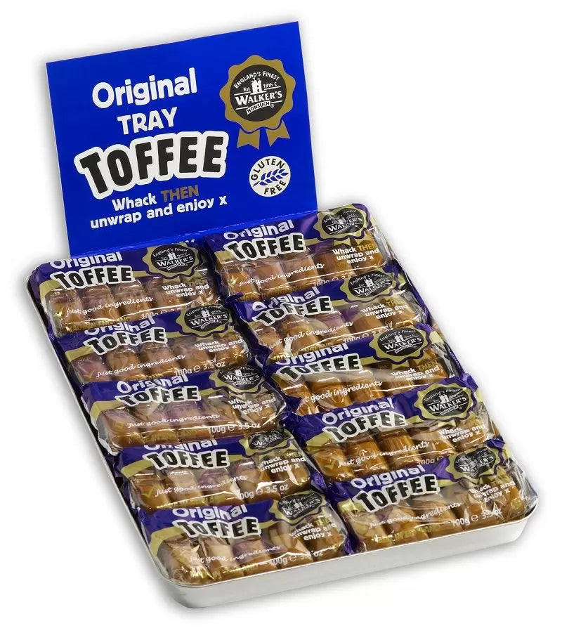 Walkers Original Toffee - 10 x 100g
