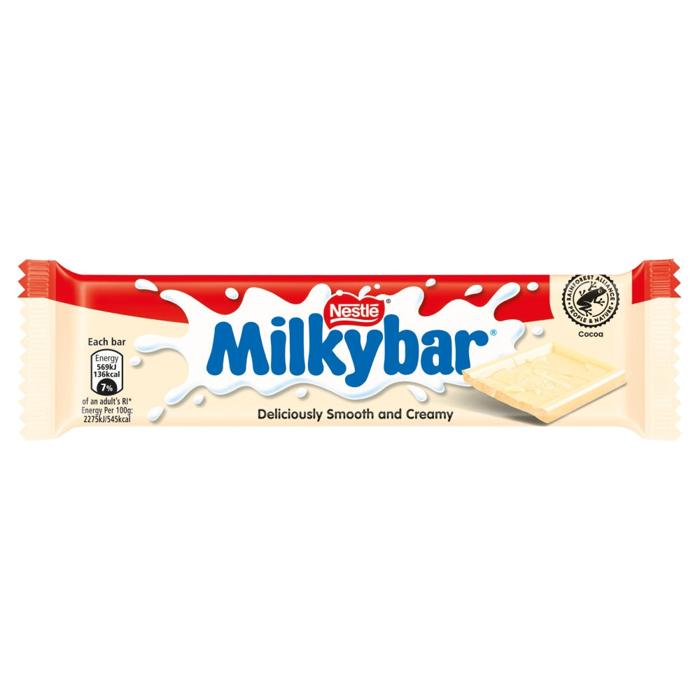 Nestle Milky Bar White Chocolate Bar - 40 Count