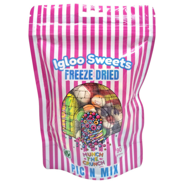 Igloo Sweets Freeze Dried Pink Candy Pick N Mix 90g