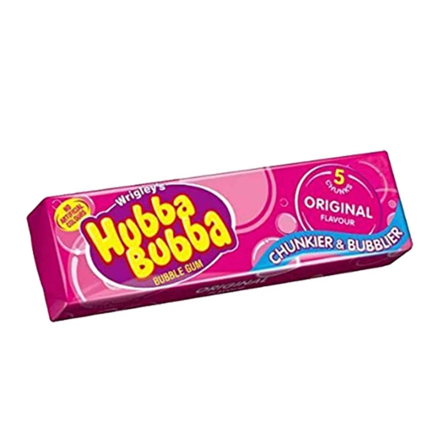 Hubba Bubba Original Bubble Gum 5 Chunky Chews - 20 Count