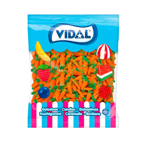 Vidal Jelly Gummy Carrots - 1kg