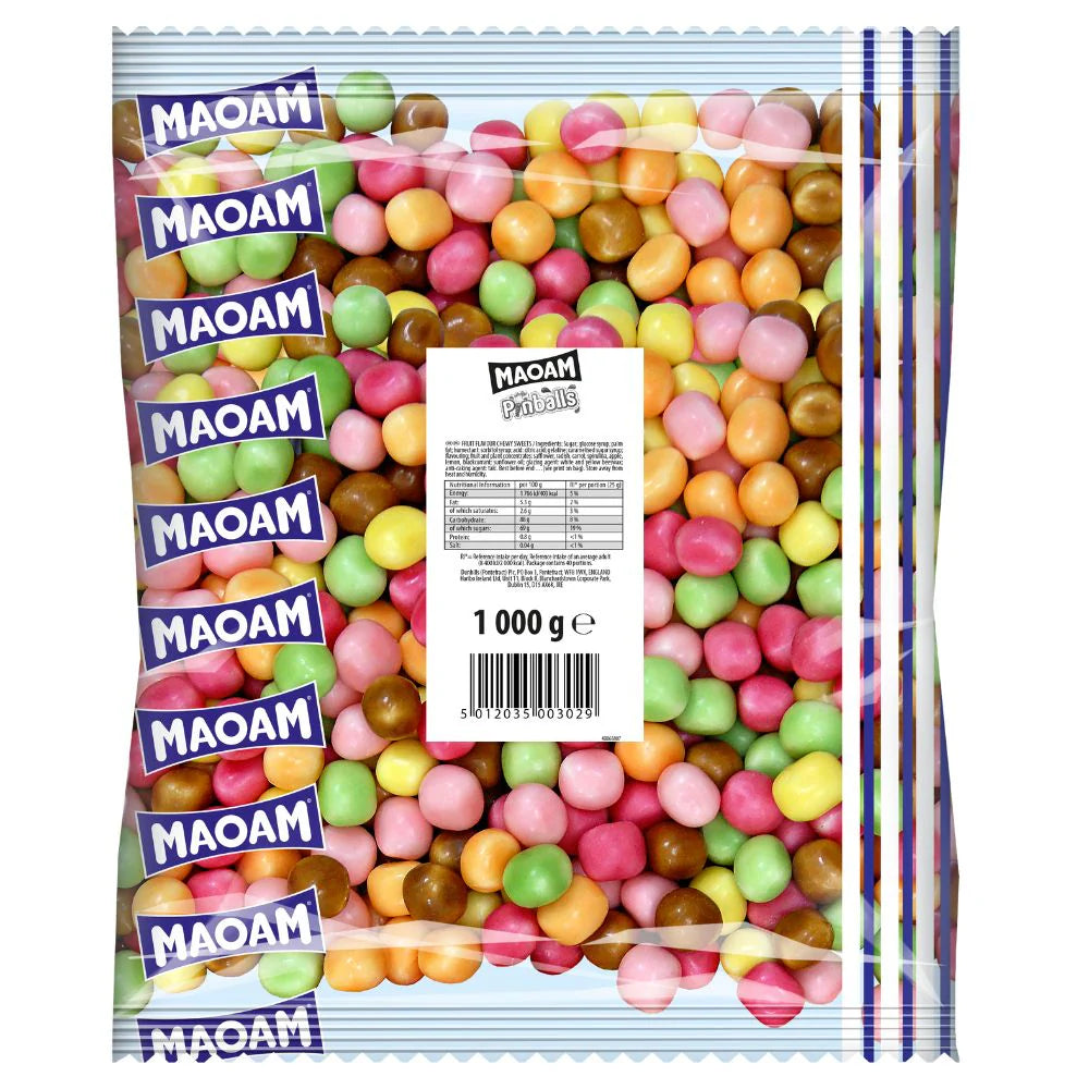 Haribo Mixed Fruit Sour Pinballs - 1kg