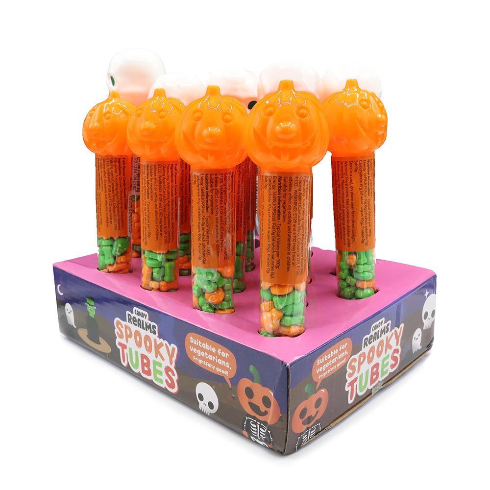 Candy Realms Spooky Tubes 50g - 16 Count
