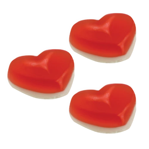 Appletons Gummy Red & White Hearts - 2kg