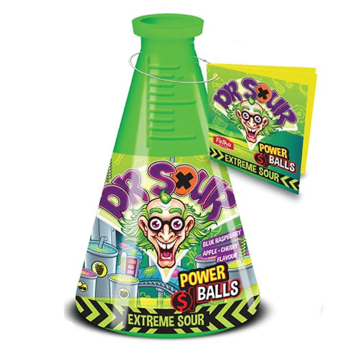 *DELISTED* Dr Sour Power Balls Coin Bank 16g - 9 Count