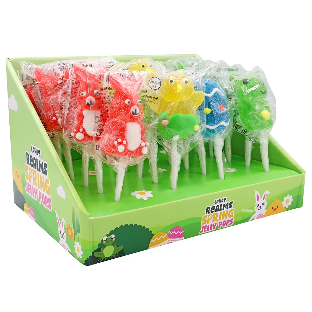 Candy Realms Spring Jelly Pops 23g - 24 Count