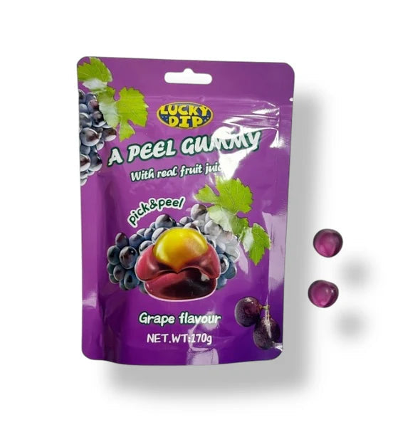 Pick & Peel Grape Fruit Gummies 170g - 10 Count