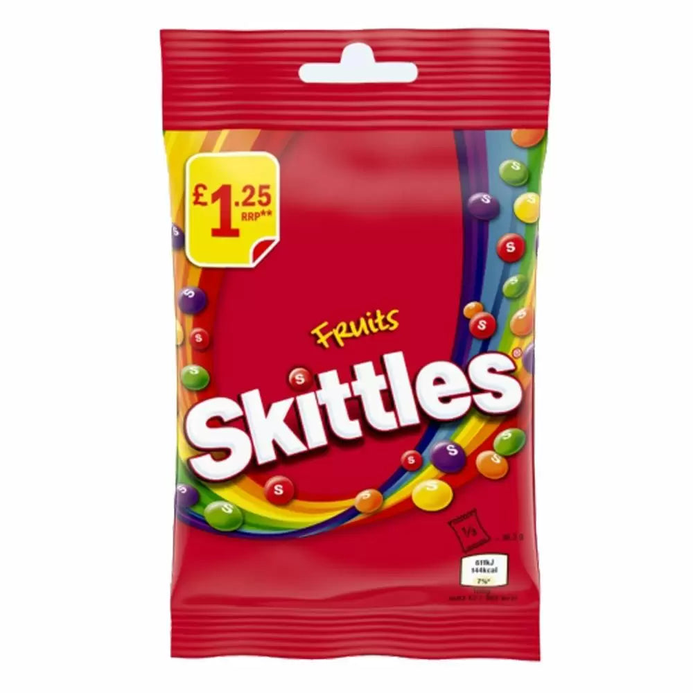 Skittles Original Fruits 109g Bag PMP £1 - 14 Count