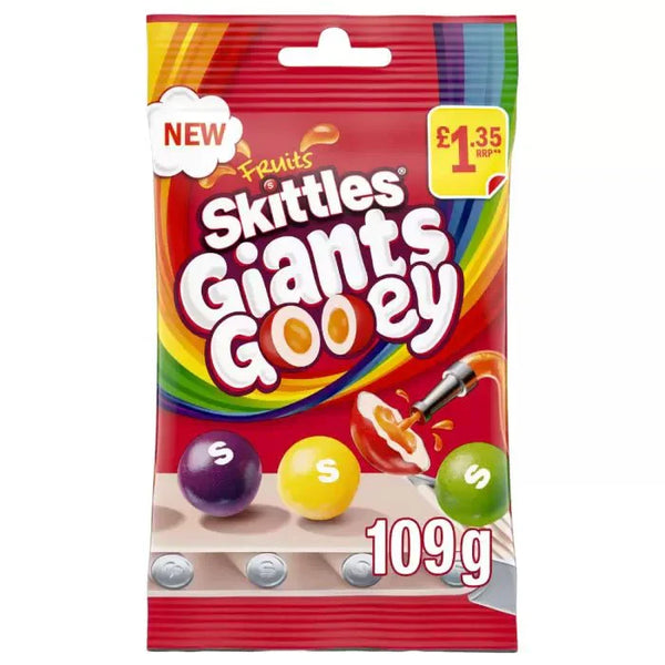 Skittles Giants Gooey 109g Bag PMP £1.35 - 14 Count