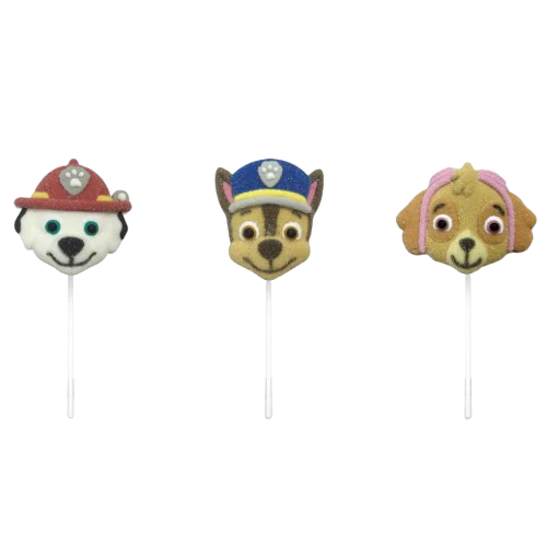 Paw Patrol Candy Marshmallow Pops 45g - 12 Count