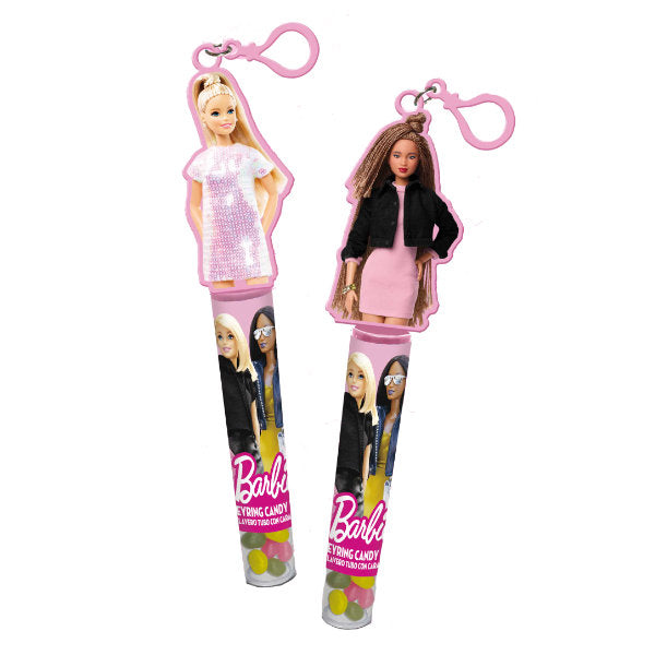 Barbie Keyring Jelly Bean Tubes 8g - 18 Count