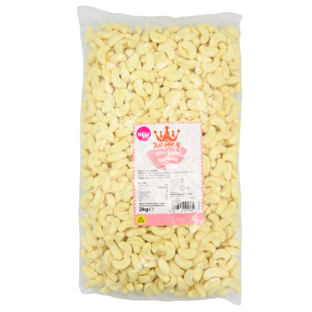 Kingsway Mini Foam Bananas - 2kg