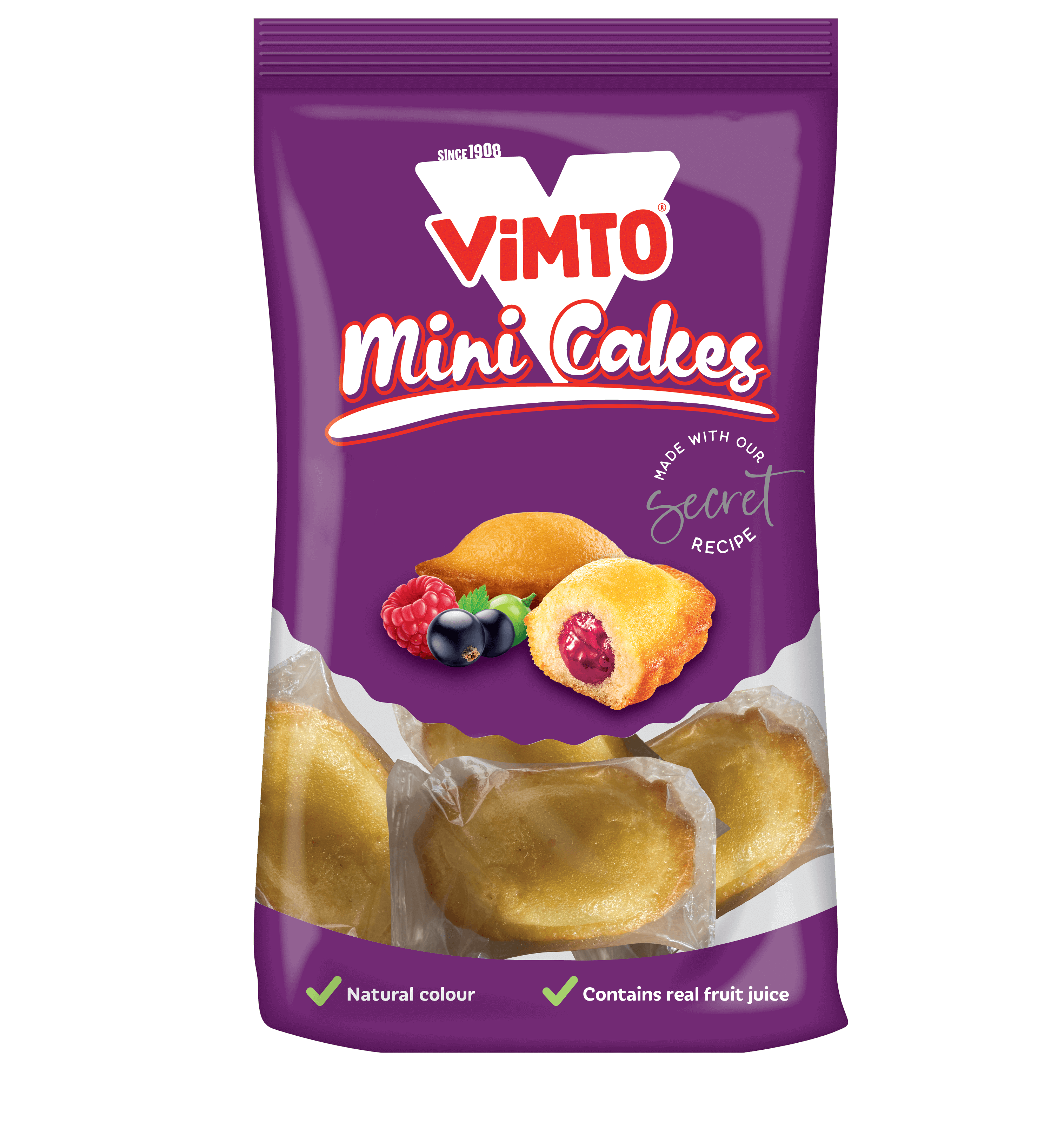 Rose Vimto Mini Cakes 200g - 14 Count