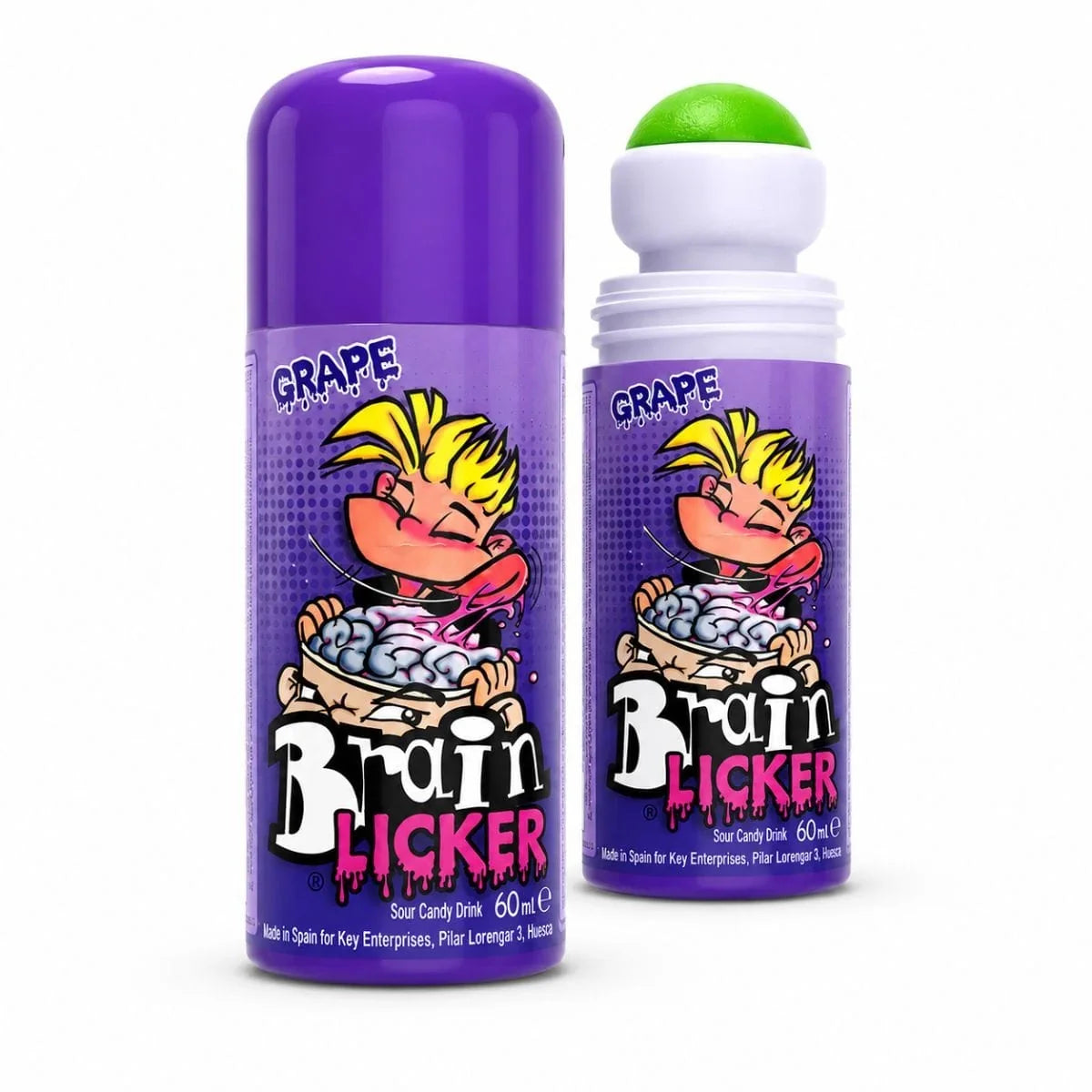 Hannahs Brain Licker Grape 60ml - 12 Count