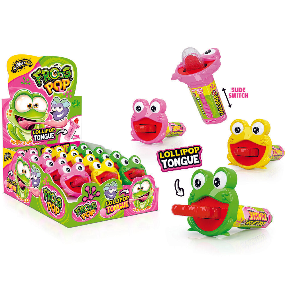 Johnny Bee Frog Candy Pop 12 Count johnny-bee-frog-candy-pop-12-count