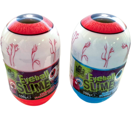 Rose Halloween Eyeball Slime 100g - 12 Count