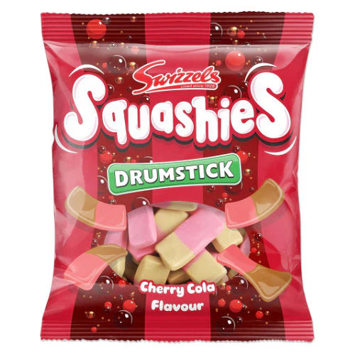 Swizzels Cherry Cola Drumstick Squashies 120g - 12 Count