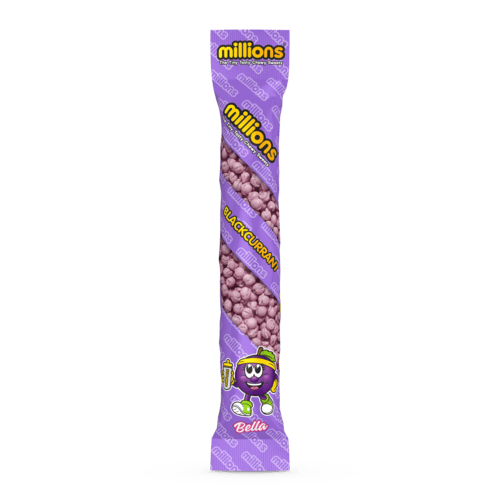 Millions Blackcurrant Buzz Tubes - 12 Count