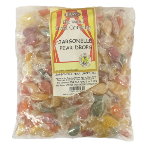 Brays Jargonelle Pear Drops Wrapped - 2.75kg