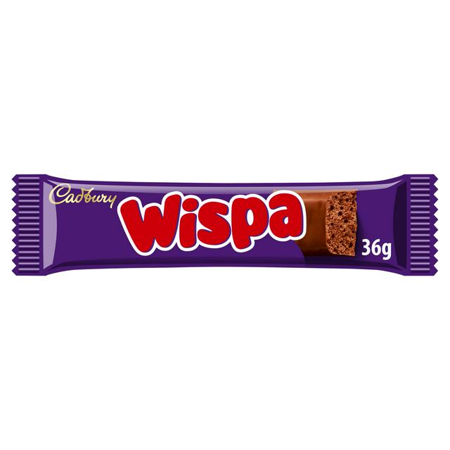 Cadbury Wispa Chocolate Bar 36g - 48 Count