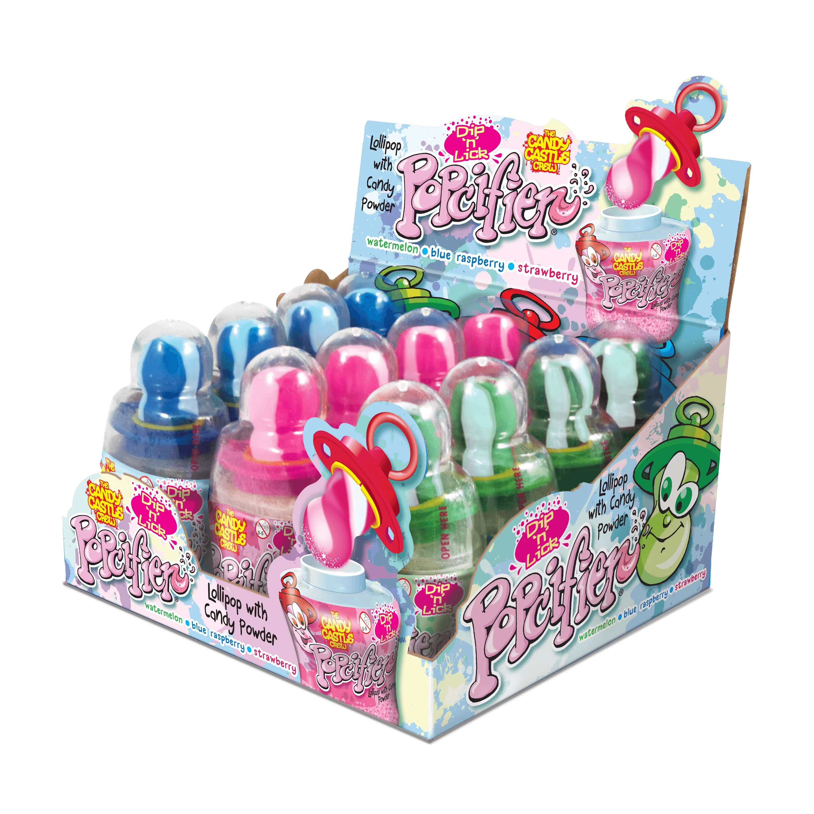 Rose Dip N Lick Baby Popcifier - 12 Count