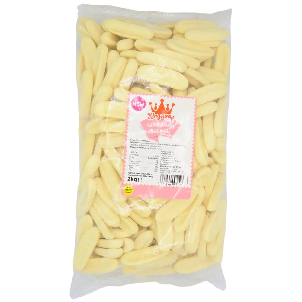 Kingsway Giant Foam Bananas - 2kg