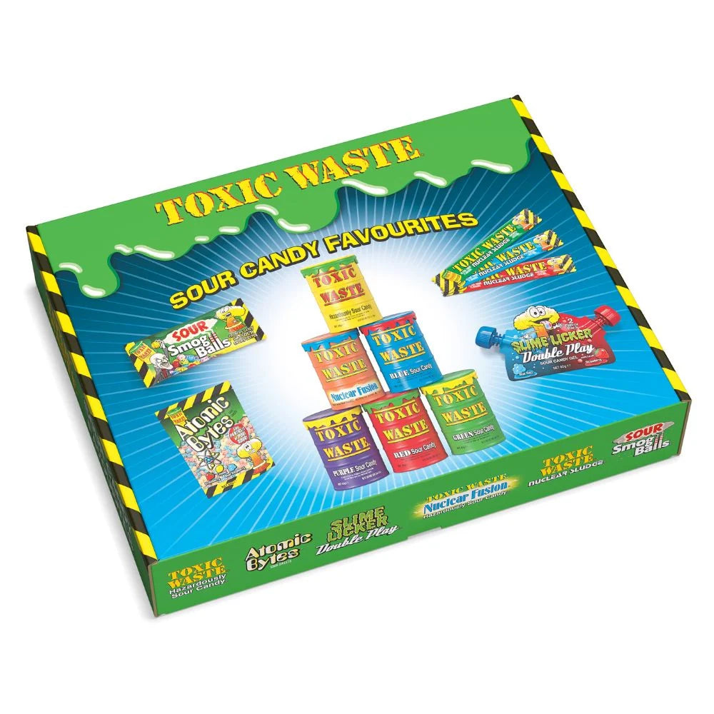 Toxic Waste Large Sour Candy Gift Box Assortment - 460g