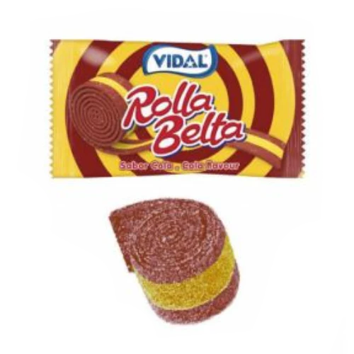 Vidal Cola Rolla Belts - 24 Count