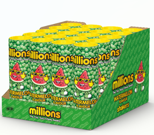 Millions Watermelon Shakers - 20 Count