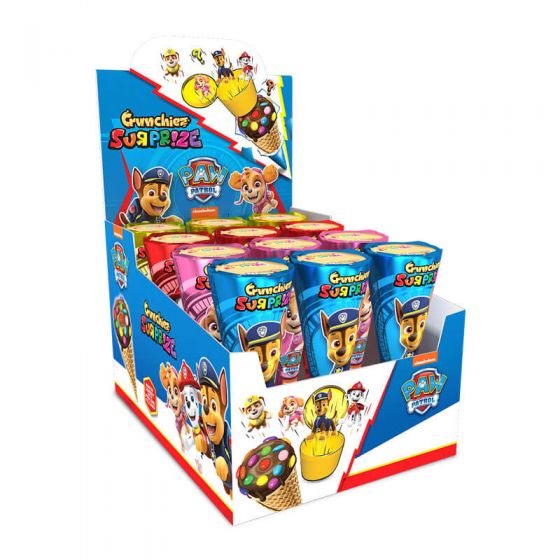 Chocolate Paw Patrol Surprise Cones 25g - 12 Count