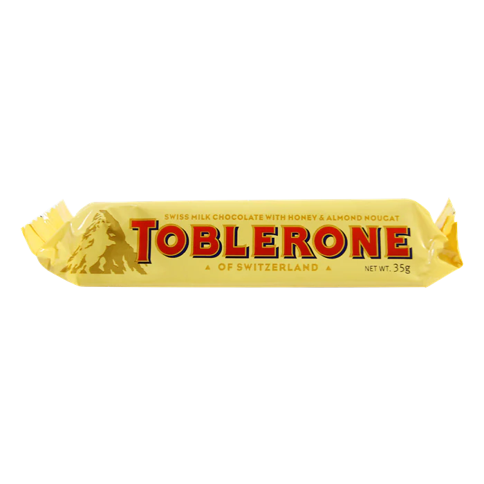 Toblerone Milk Chocolate 35g - 24 Count
