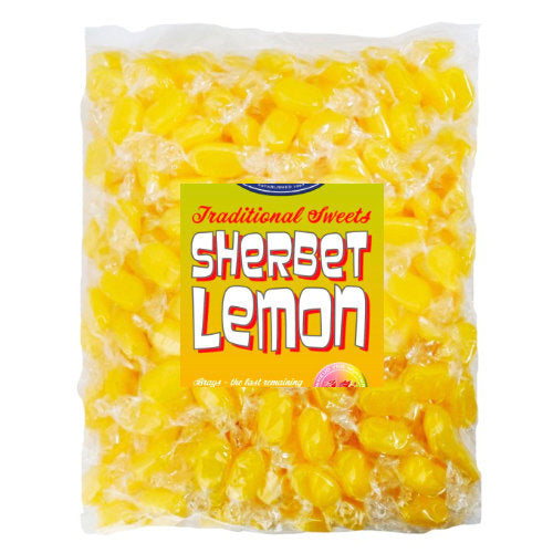 Brays Sherbet Lemons Wrapped - 3kg Bulk Bag