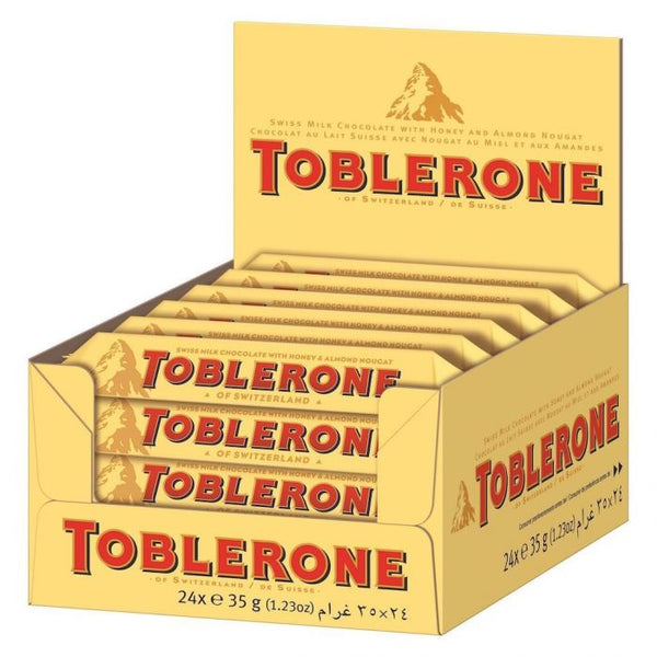 Toblerone Milk Chocolate 35g - 24 Count