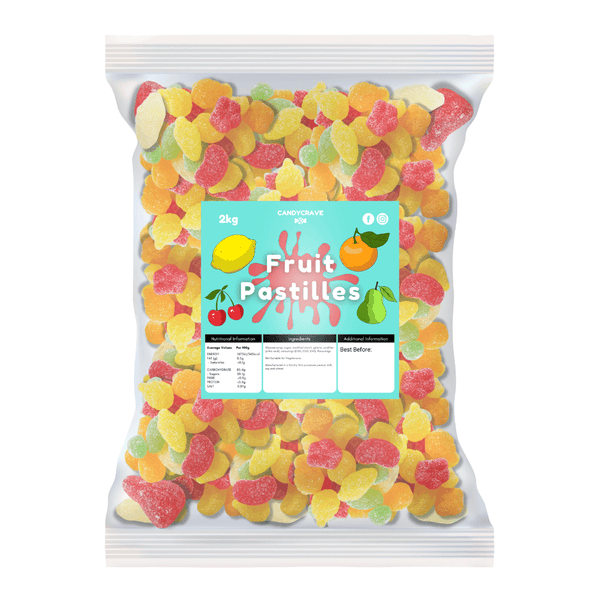 Candycrave Fruit Pastilles - 2kg Bulk Bag