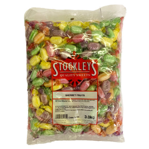 Stockleys Wrapped Sherbet Fruits - 3kg