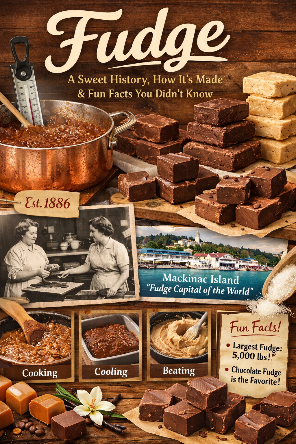 Fudge and nougat confectionery