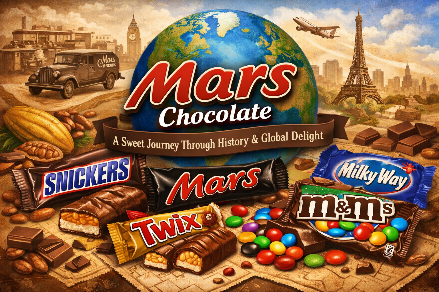 Mars Chocolate: A Sweet Journey Through History, Classics, and Global