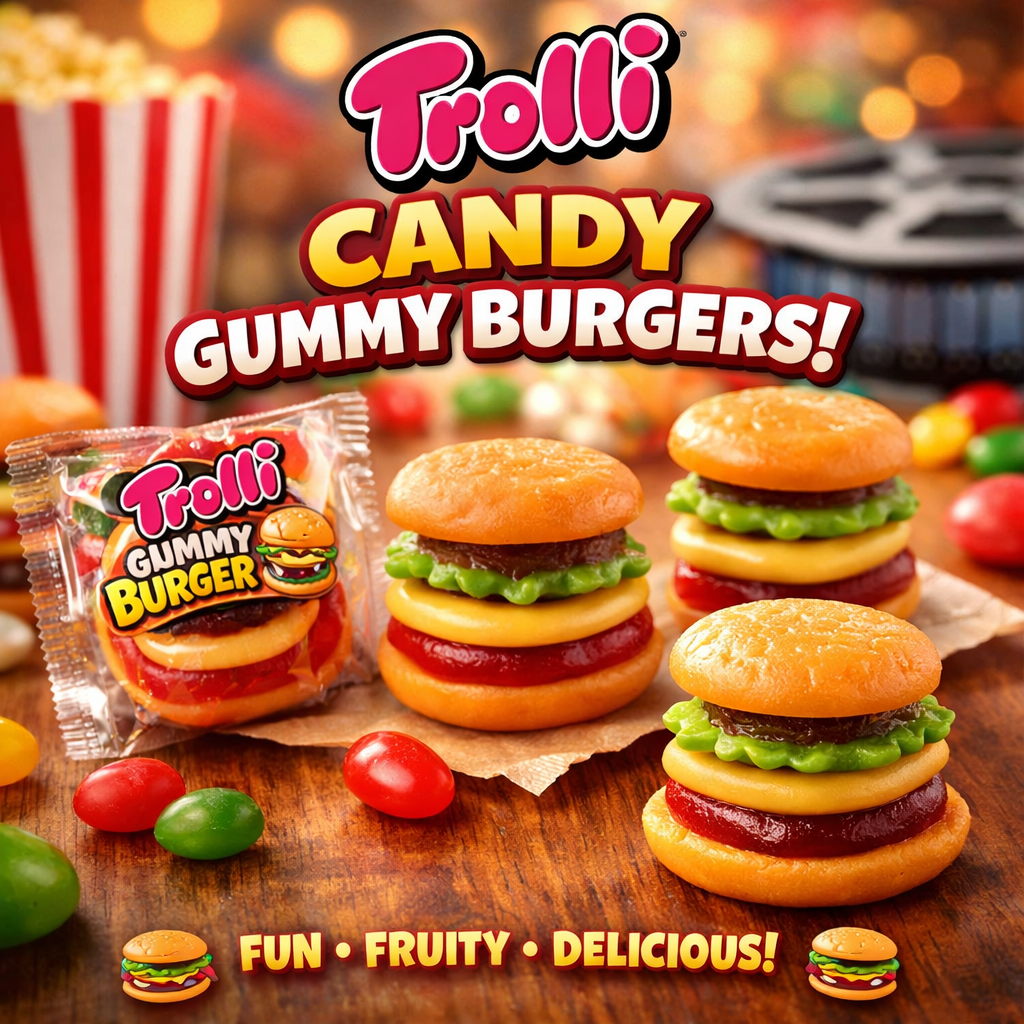Trolli Candy Gummy Burgers