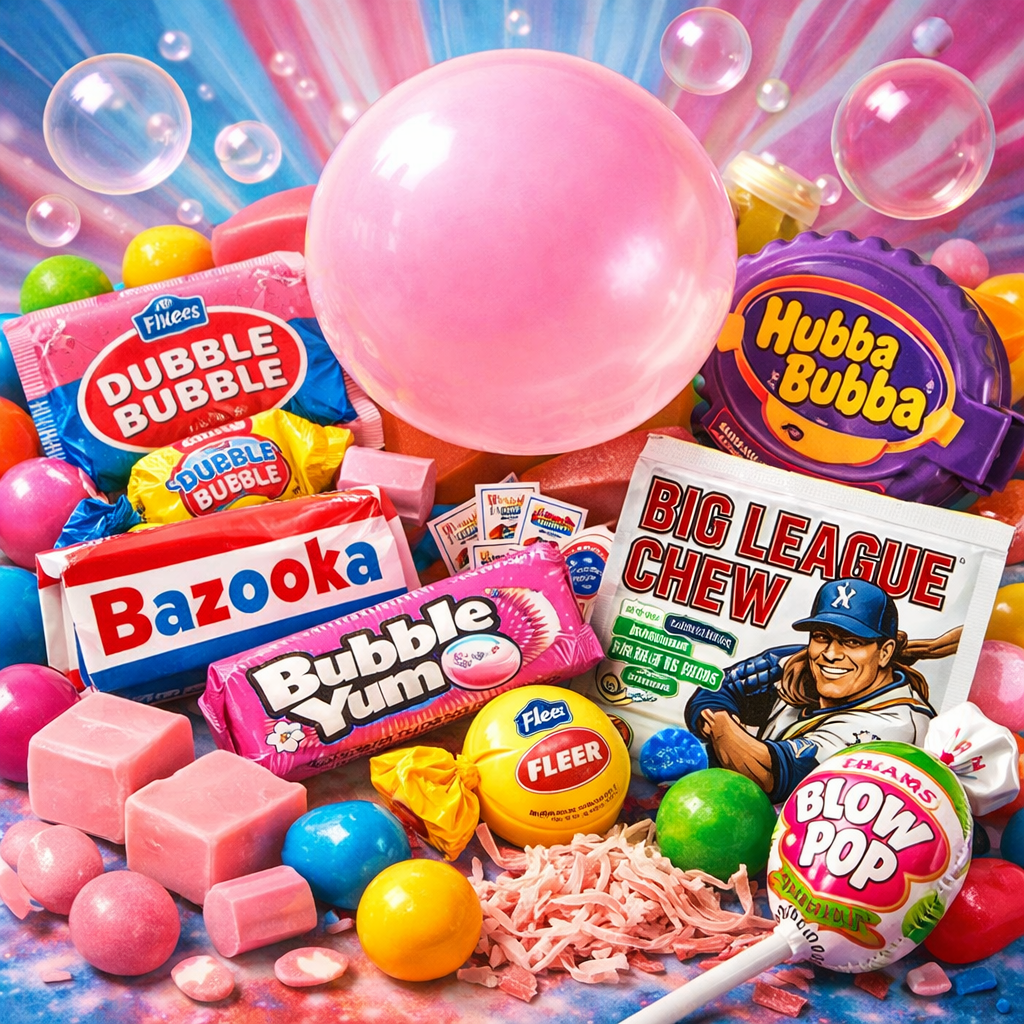 Bubblegum Candy and Sweets