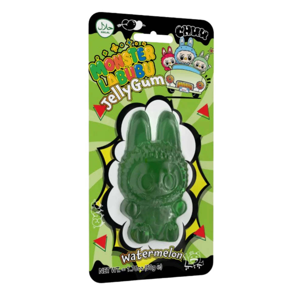Monster Labubu Watermelon Jelly Gum 50g - 12 Count
